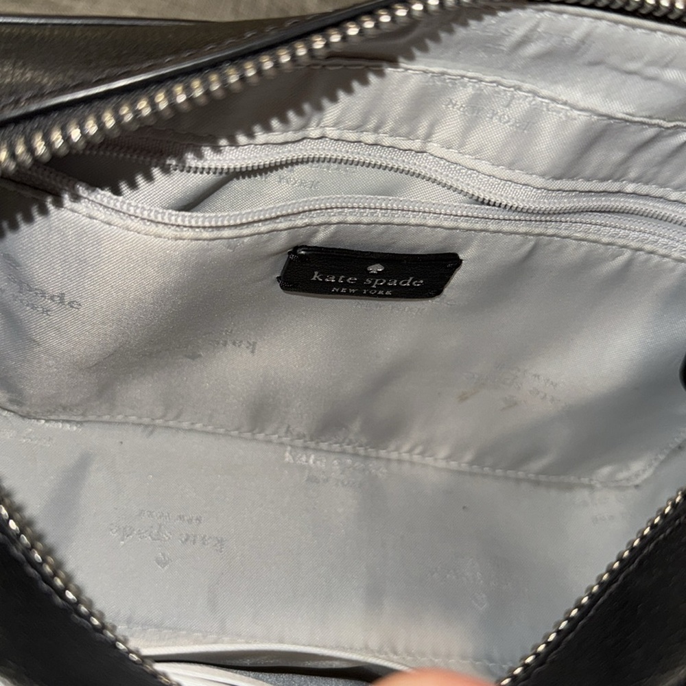 Kate Spade Bag Sienna Gray Black Colorblock Camera Crossbody - Picture 11 of 17